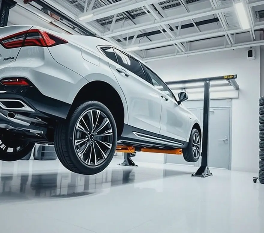태안 메르세데스-벤츠 AMG A45 넥센타이어렌탈 시공 전